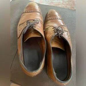 Allen Edmonds 5th Avenue Derby Shoes. Brown leather. GUC. Size 11.5. Allen Edmonds Fifth Avenue Dark Chili Leather Calfskin  main image 3